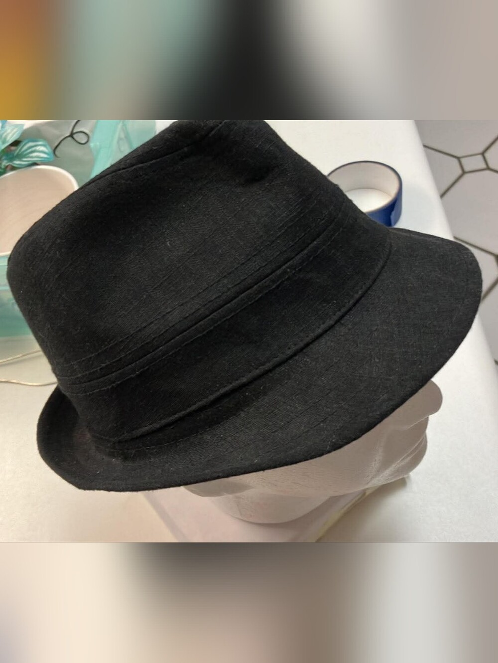 Classic Black Fedora - Linea Uomo